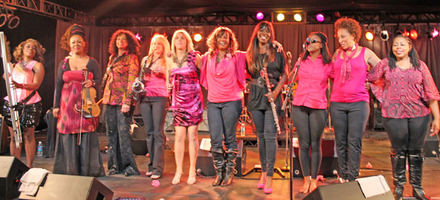 Jazz in Pink with Gail Jhonson and Paula Atherton, members of WIJSF