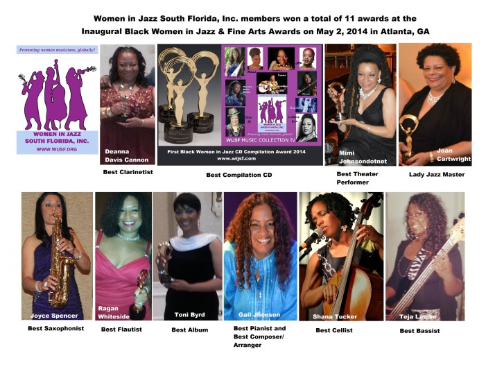 Congratulations to our members who were honored at the Black Women in Jazz Awards in Atlanta, GA