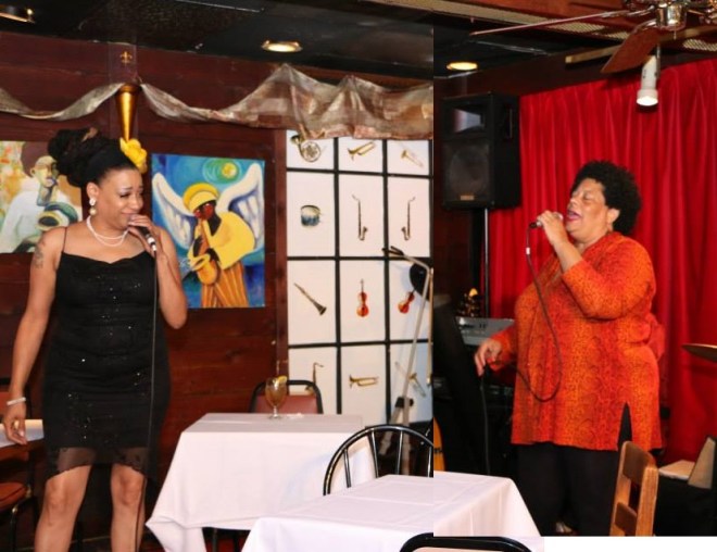 Mimi Johnsondotnet and Diva JC perform at Cafe 290, Atlanta Photo: Steve Moore