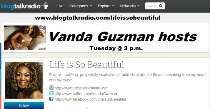 http://blogtalkradio.com/lifeissobeautiful